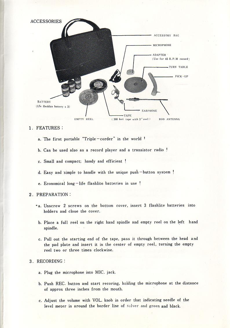 Vintage Technics, Answer triple corder ATR102